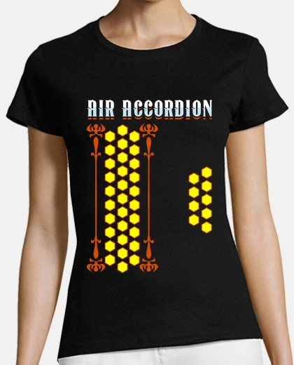 Tee-shirt air accordéon accordéon instrument musique concerts humour