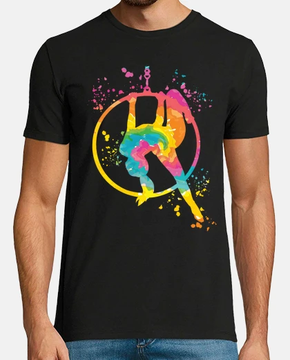 T-shirt airist anello aereo lyra cerchio aereo