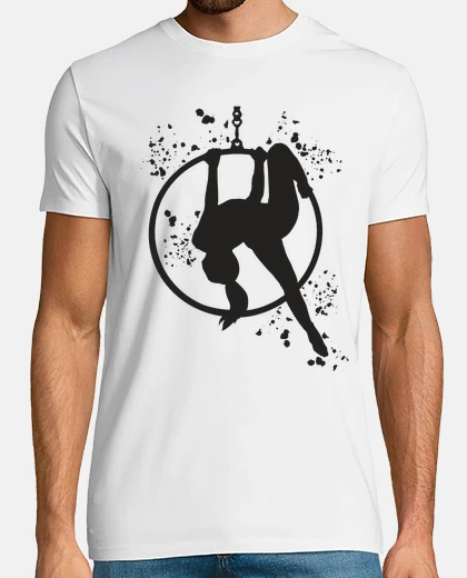 T-shirt airist anello aereo lyra cerchio aereo