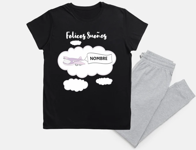 Pyjama airplane name and date of birth baby