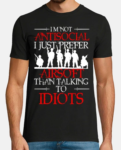 T-shirt airsoft antisociali