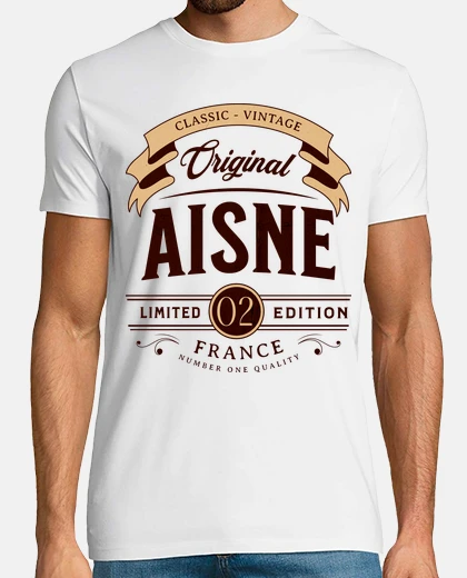 T-shirt Aisne Dipartimento Della Francia