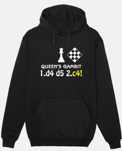 Sudadera Ajedrez - Gambito de Dama