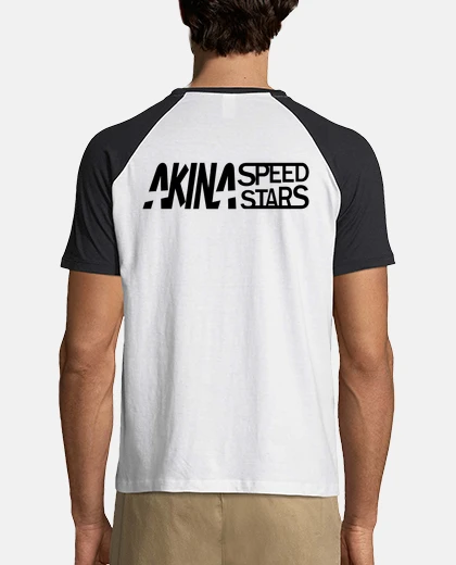 Camiseta Akina Speed Stars en la espalda