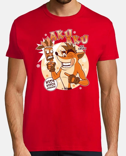 Tee-shirt Aku Aku ice de la crème