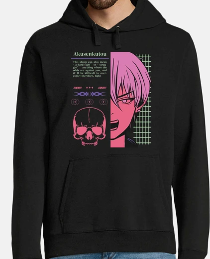 Hoodie akusenkutou manga