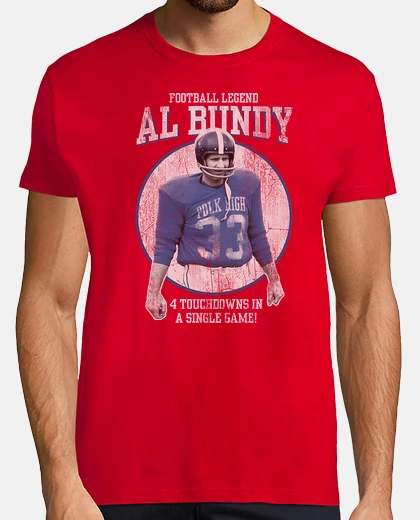 T-shirt Al Bundy - 4 Touchdowns in un Gioco (Sposati... con Figli)