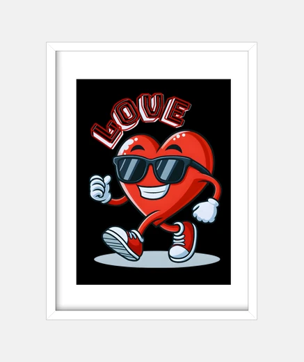 Quadro al cuore rosso...