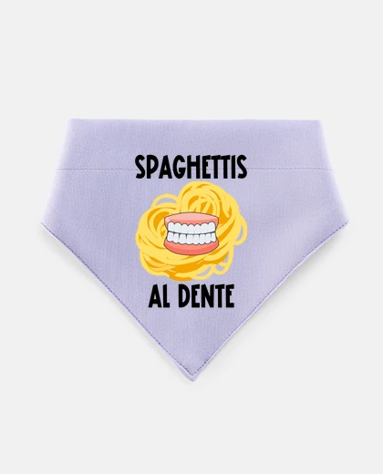 Mascotas al dente spaghetti
