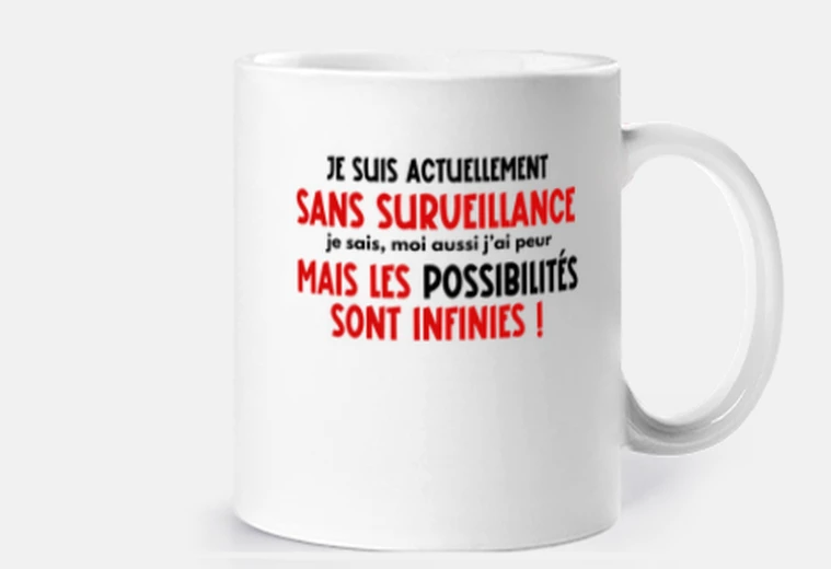 Tazza Al momento non sono supervisionato