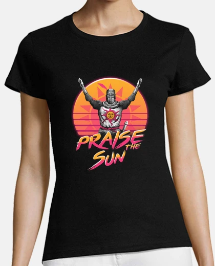 Camiseta alabanza la camisa de la ola al atardecer las mujeres