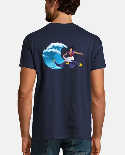 Camiseta Aladdin Make a Wish Lámpara Mágica Surf