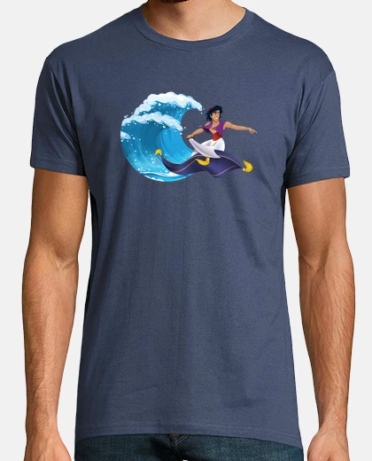 Camiseta Aladdin Surf alfombra mágica Ola