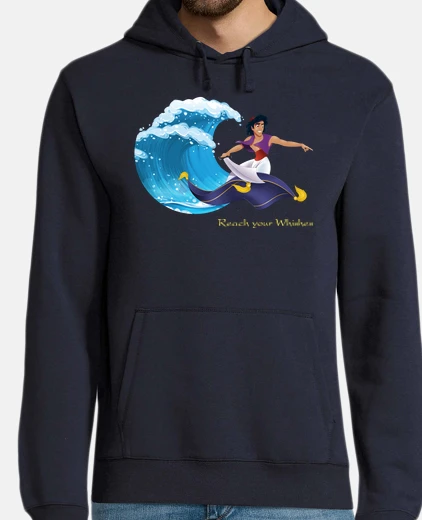 Sudadera Aladdin Surf alfombra mágica Ola