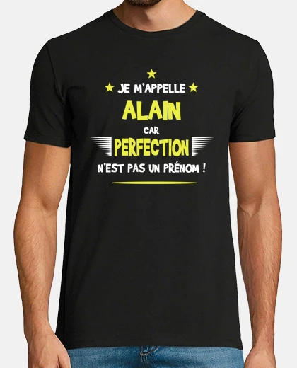 Tee-shirt Alain cadeau humour et drôle