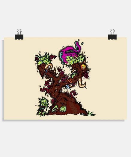 Poster albero cattivo