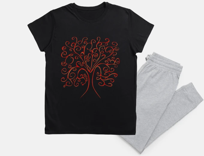 Pigiama albero della vita colorato
