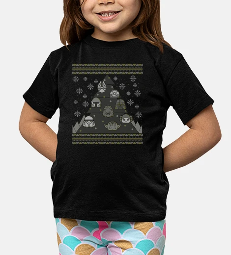 Abbigliamento albero di natale stellato