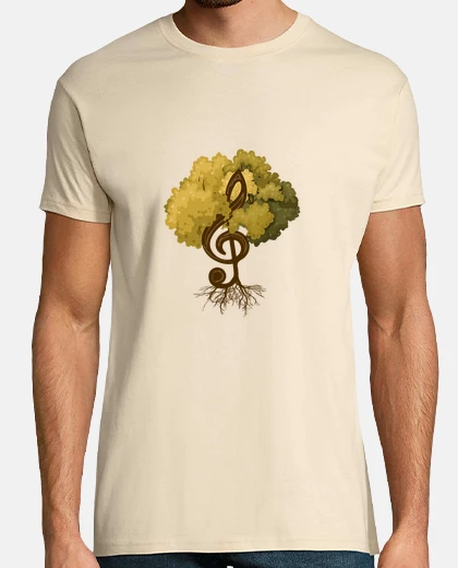 T-shirt albero-roots-music