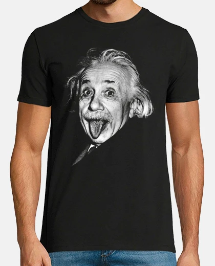 Playera Albert Einstein (Foto Lengua)