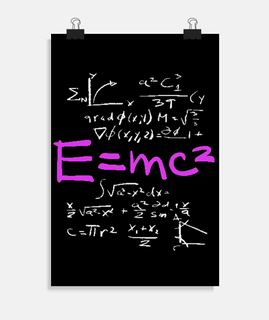 albert einstein theory of relativity poster poster decoration