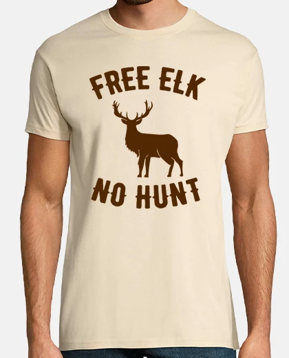 Camiseta alce libre alce animal