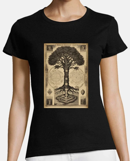 Playera alchemical tree of life