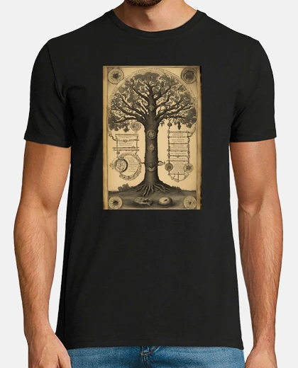 Playera alchemical tree of life