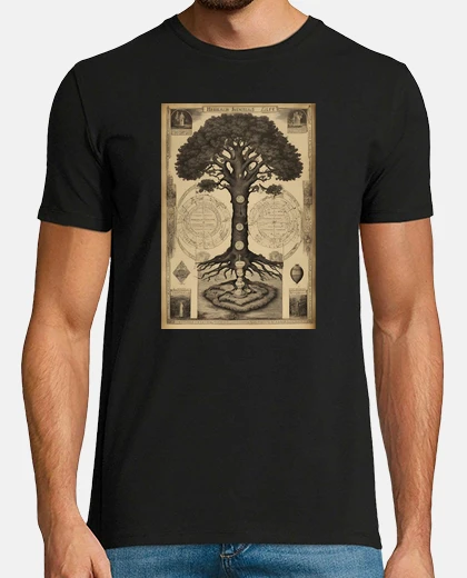 Playera alchemical tree of life