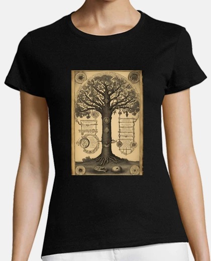 Playera alchemical tree of life