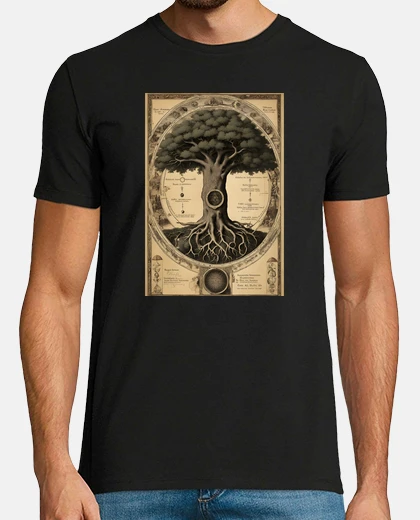 Playera alchemical tree of life