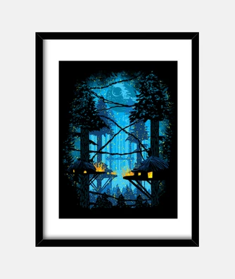 Cuadro aldea ewok laTostadora