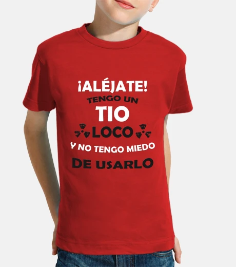 Ropa Aléjate, tengo un Tio loco Gris