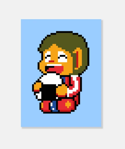 Tableau alex kidd onigiri itadakimasu de pixel