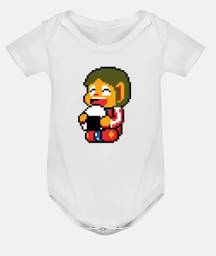 Children's alex kidd onigiri pixel