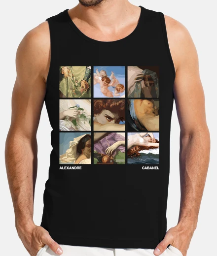 Camiseta alexandre cabanel cuadros famosos cuadr