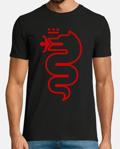 Camiseta Alfa Romeo New Biscione Red Dense
