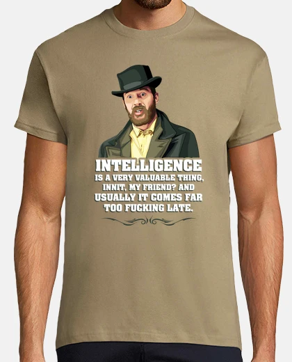 Playera Alfie Solomons - Intelligence is a very valuable thing... (Peaky Blinders)
