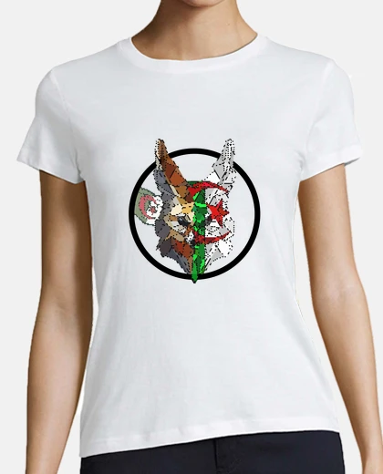 Tee-shirt Algérie fennec rétro vintage pixel
