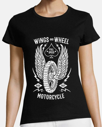 T-shirt ali e ruote