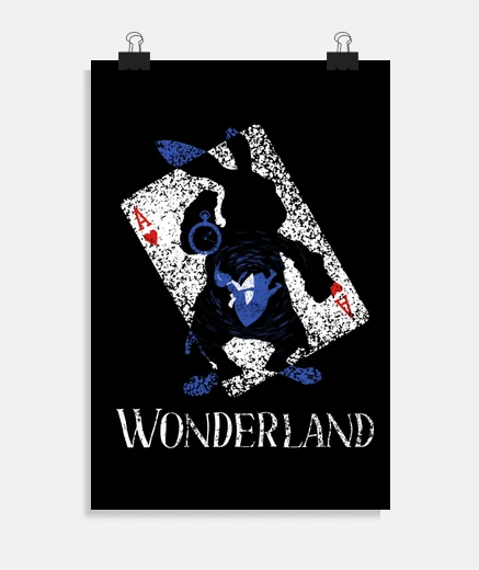 Poster alice au pays des merveilles