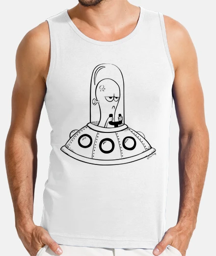 Tee-shirt alien - garçon sans manches