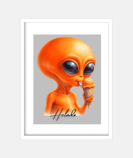 Cuadro ALIEN - HELADO