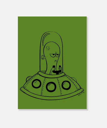 Stampa alien - tela