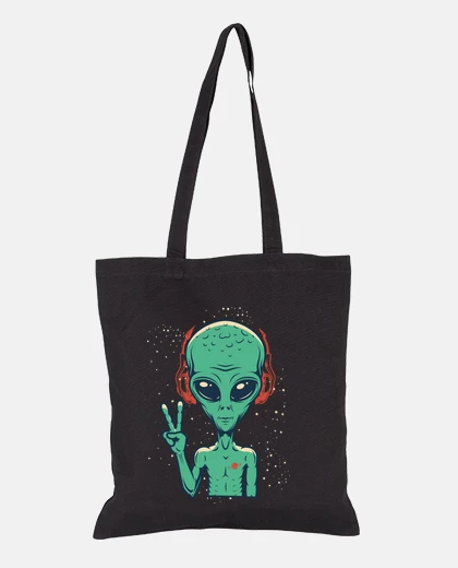 Bag alien deejay space dj