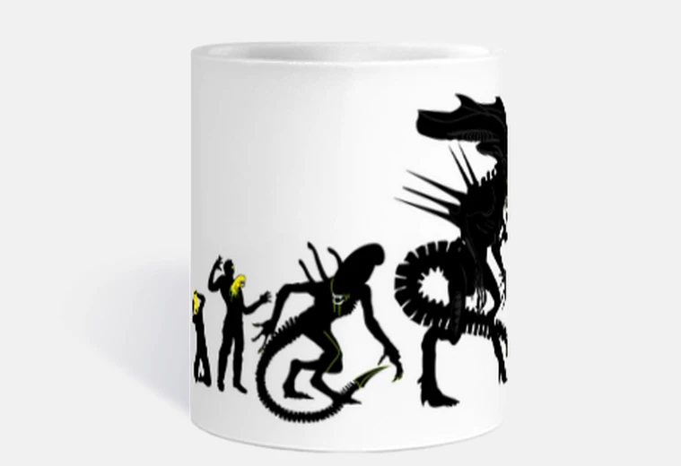 Cup alien evolution (no text)