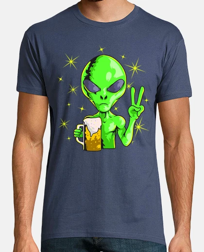 Playera Alien Extraterrestre Area 51 Cerveza