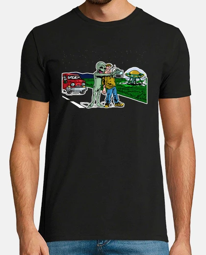 T-shirt alien turistico