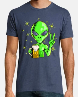 Alien Extraterrestre Area 51 Cerveza