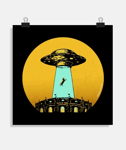 Poster alieni in soccorso - missione toros